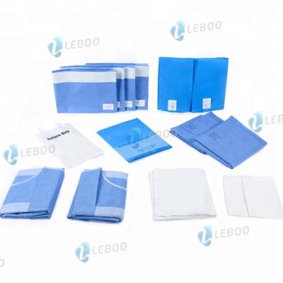 China Safety Leboo Bundle Neck Head CE Approved CE Safety ISO Disposable EOS 3 Years Low Linting Surgery For Neck Head Class I N7611-001 for sale