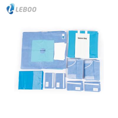 China PP+PE Medical Disposable EOS Medical Disposable Surgical End Pack Kits CE ISO\SMMS Leboo for sale