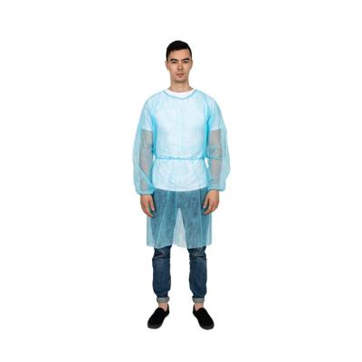 China Disposable Healthcare Leboo Isolation Gown CE ISO Medical Nursing Class I 3 Years L NO--sterile blue: 120x140cm CN; HUB N61A01 for sale