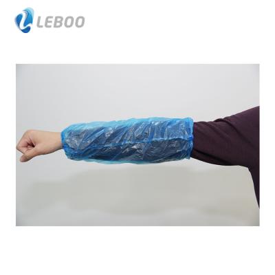 China Leboo Waterproof Factory Disposable PE Sleeve Cover Machine Made for sale