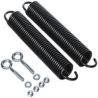 China Coil Black Coated Garage Door Extension Spring With Hook Ends for sale