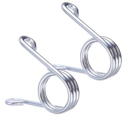 China Wholesale Shape Small Coil 2mm Wire Stainless Steel Torsion Spring Clamp for sale