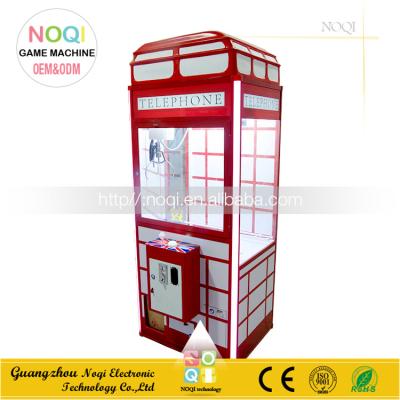 China British Style Metal Coin Operated Toy Crane Machine For Sale for sale