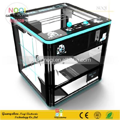 China Popular factory gift machine toy magic cube metal claw crane machine in attractive catcher game for sale