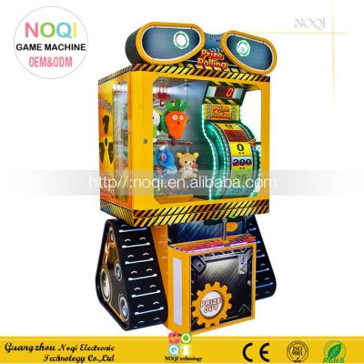 China NQC-E05 Competitive Coin Operated Prizes Vending Machine Cheap Price Coin Operated Lottery Game Rolling Machine For Kids for sale