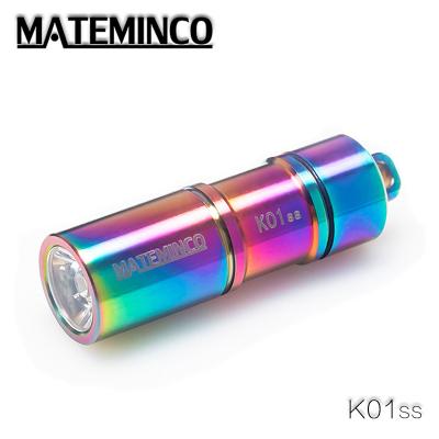 China Emergency Mateminco K01 Mini Key Chain LED Flashlight Torch With USB Rechargeable Port for sale