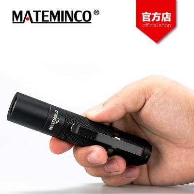 China Mateminco T01 XPL Waterproof Rechargeable Torch Light Turbo Emergency Mini EDC LED Flashlight for sale