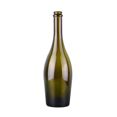 China Wholesale Beverage Champagne Bottles 750ml Wine Glass Bottle Champagne Bottles For Sale for sale