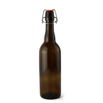 China Glass Empty Beer Bottle 750ml Beer Bottle With Swing Cap CY-314 for sale