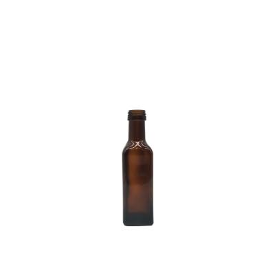 China Food Factory Price Hot Sale Empty Amber 100ml Custom Olive Oil Bottle for sale