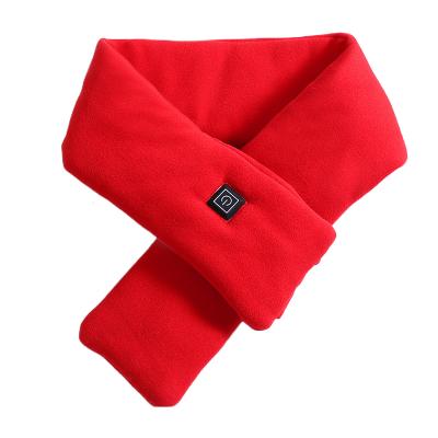 China Self Warmer Men Women Winter Neck Warmer USB Indoor Electric Battery Heated Heated Rechargeable Heating Scarf for sale