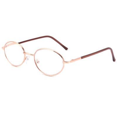 China 2022 Modes Slim Reading Glass For Men Women Metal Frame Spring Hinge Reading Glasses for sale