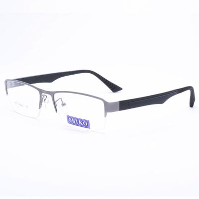 China For marco de los lentes metal front TR90 temple optical frame comfortable reading glass business glass for sale