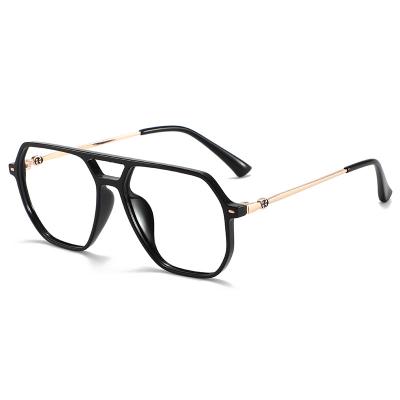 China Blue Light Blocking Blue Light Blocking Glasses Computer Gaming Glasses Large Square Eyeglasses Frames UV400 Glasses for sale