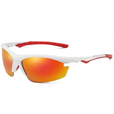 China Female sports sunglasses and fashion male occhiali DA optical frame unique plastic sports cycling sunglasses for sale