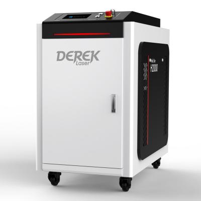 China New Metal Derek Fiber Laser Machine Cleaning Trend 1000w 1500w 2000w for sale