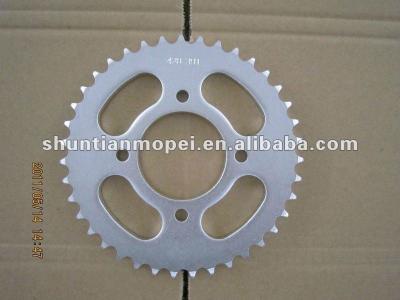 China motorcycle chain and sprocket--LA GN 125 GN 125 for sale