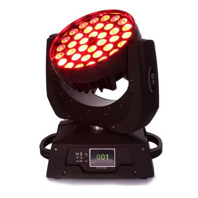 China LED Stage Light Factory Direct Zoom 36*10W RGBW 4 in 1 Disco Ball Stage Light Moving Head Light Wash For Party for sale