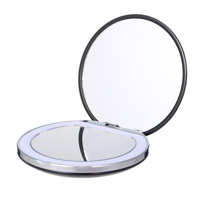 China Goodway Lighted Easy To Carry Small With Light Led Makeup Mirror for sale