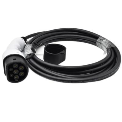 China TUV IEC62196 New Energy Vehicles 16A EV Car Charger Three Phase Black White Type - 2 Charging Cable for sale