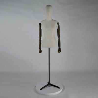 China High Grade Unique Dress Form Mannequin , Female Half Body Works Dummy Accept Customization for sale