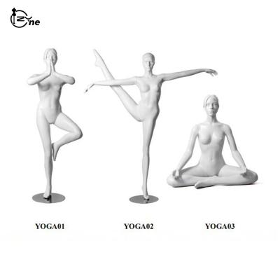 China Unique Women's Clothing Store High-end Full-body Yoga Dummy Model Shelf Display Stand for sale