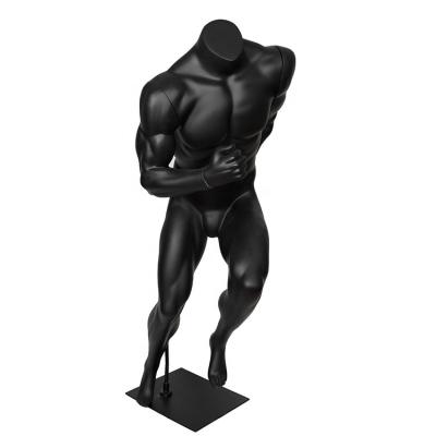 China Height 163cm Single Weight 21kg Sports Naked Male Torso Mannequin for sale