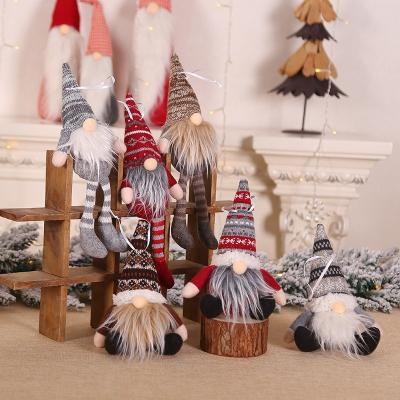 China Handmade Swedish Christmas Knitted Santa Tomte Gnome Plush Doll from Cloth Tops Handmade High Short Leg for sale