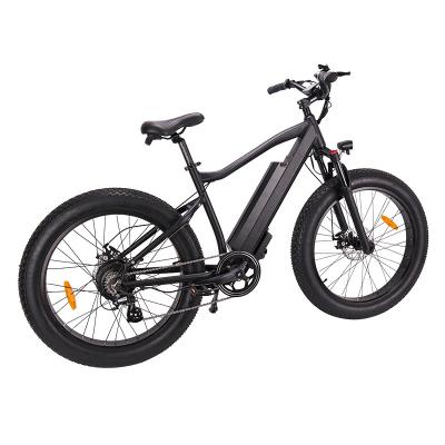 China New Design 2021 Aluminum Alloy 26 Inch 750W Fat Tire Electric Bicycle Mountain Beach Electric Bicycle for sale