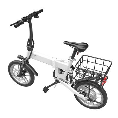 China 2021 Aluminum Alloy Smart Mobility Bike Two Wheels 16 Inch Air Tire Electric Scooter Bike With Dual Front Fork Shock Absorbers for sale