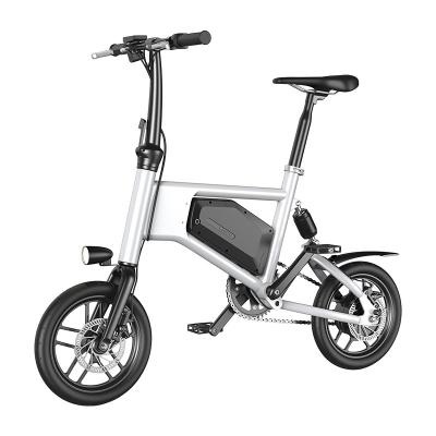 China 2020 New Standard Model Fat Tire Ebike /White Color Electric Bike Female City E-Bike With 12inch Big Tire for sale