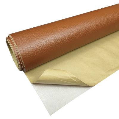 China Wholesale Self Adhesive Rexine Synthetic Waterproof PVC Leather for SOFA Upholstery Decorative Home Decor for sale