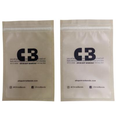 China Custom Printed OEM Jewelry Plastic Bag Moisture Proof Three Side Sealed Mylar Pouch With Clear BagsTransparent Window For Bracelets Packaging for sale