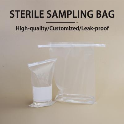 China Laboratory Filter Blender Sterile Bags For Sample Collection Medical Lab Sterile Sampling Bags With Wire for sale