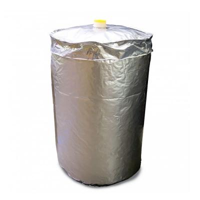 China Chemical foil liner bags, Factory Custom Round Bottom Aluminum Foil Liner Bags For Drum Liner Aluminum Bag for sale