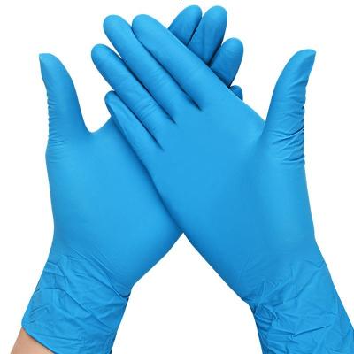 China Blauwe handschoenen Goedkope nitrilhandschoenen Fabrikanten Groene nitrilhandschoenen Industrie Chemisch resistent Voedingsmiddelen Te koop