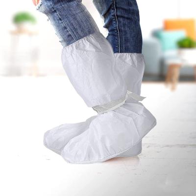 China Wholesale Thickened Boot Cover Disposable Long Sleeve Leg Cover PE PP CPE Disposable Waterproof Calf Leg Cast Covers for sale