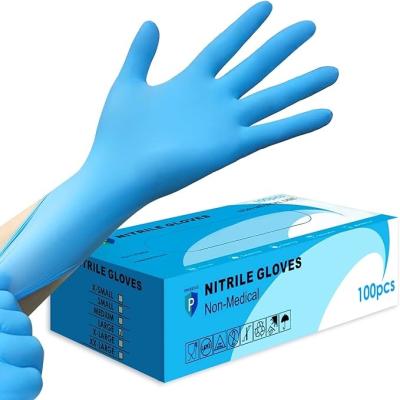 Chine Gants de nitrile, 4mil-100 Count, Gants jetables sans latex, Gants jetables pour le ménage, sans danger pour les aliments à vendre