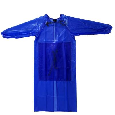 China Eco-vriendelijke waterdichte lange mouwen beschermende overalls Custom PVC/TPU schort Eco-vriendelijke voedselverwerkende schort Te koop