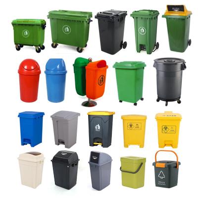 China Vuilnisbak Wheelie Garbage Storage Bucket Recycle Waste Bins Dustbin Large Size Garbage Wheelie Bins Garbage Can voor buiten Te koop