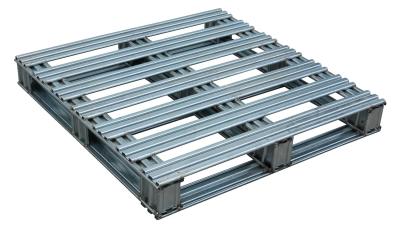 China Galvanized Finished Steel Pallet, Uniform Floor Static Capacity 8000 Lb, Uniform Fork Dynamic Capacity 4000 Lb for sale