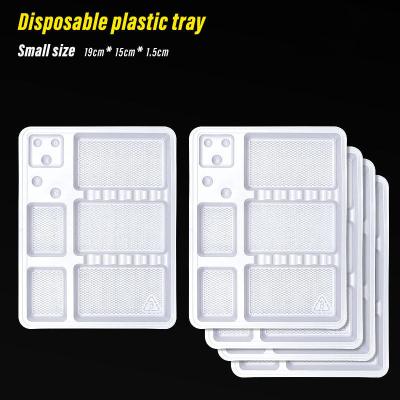 China Wholesale Autoclavable Dental Divided Instrument Plastic Tray Dental Disposable Plastic Instrument Tray for sale