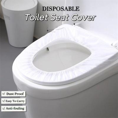 China Bathroom Seat Cover Disposable Non-Woven Toilet Seat Mat Anti-Dust Toilet Seat Cushion For Hotel for sale