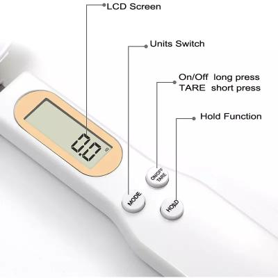 China Scale 500g 300g 0.1g Electronic Gram Weighing Electric LCD Display digital Weight Measuring Digital Spoon Scale for sale