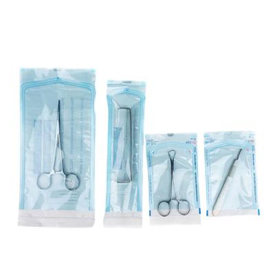 China Medical Surgical Self Sealing Sterilization Packaging Pouch Medical Grade Dental Heat Self Sealing Sterile Pouch for sale