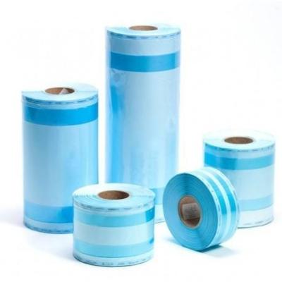 China Heat sealing medical three-dimensional sterilization roll bag Packaging Hest Sealing Sterilization Roll Pouch Bags for sale