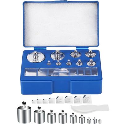 China Scale Balance Calibration Weight Set With Case-10-500g (8pcs: 10g,20g,20g,50g,100g,100g,200g,500g) 8pcs Is 1000 Gram for sale