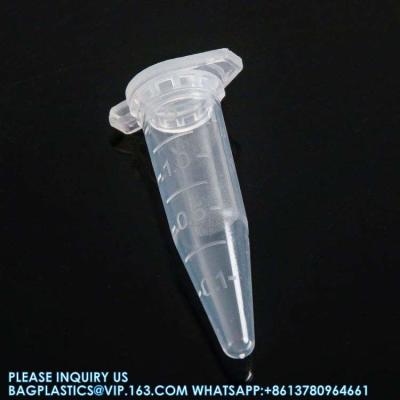 China Sterilized 0.5ml 2ml Round Bottom Conical Microcentrifuges Tubes 1.5 Ml Centrifuge Laboratory Tube for sale