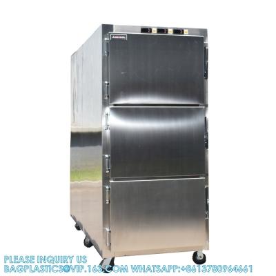 China 3 Drawers Corpse Freezer Bodies Mortuary Refrigerators Morgue Refrigerator With Long Life for sale