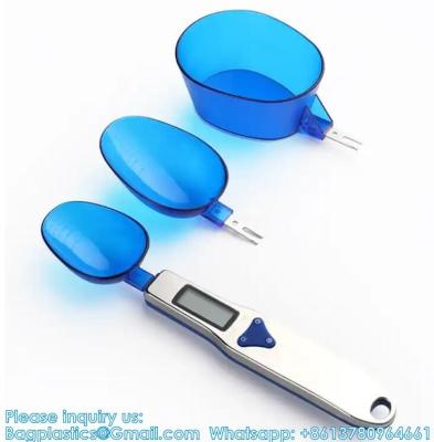 Chine Kitchen Scale Spoon Gram Measuring Spoon, 500g/0.1g Blue Cute Digital Weight Scale Spoon Milligram Measuring Scoop à vendre